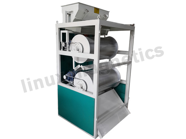 double drum magnetic separator